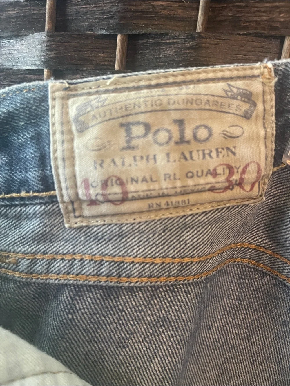 Polo by Ralph Lauren Men's Indigo Bootcut Jeans